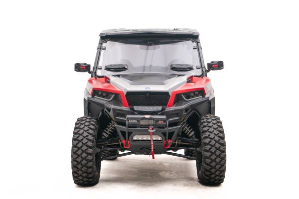 Fab Fours Bumpers & Off-Road Armor | 1350 Offroad - Fab Fours SXS Winch Bumper, 2 Stage Matte Black Powder Coated - SXFB-1250-1 - Image 1