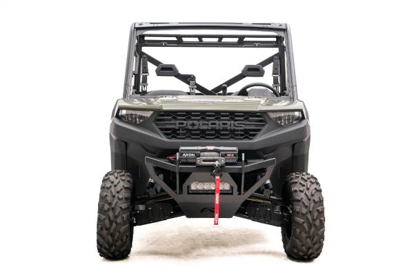 Fab Fours Bumpers & Off-Road Armor | 1350 Offroad - Fab Fours SXS Winch Bumper, 2 Stage Matte Black Powder Coated - SXFB-1350-1 - Image 1