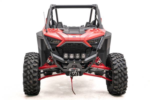Fab Fours Bumpers & Off-Road Armor | 1350 Offroad - Fab Fours SXS Winch Bumper, Bare Steel - SXFB-1450-B - Image 1