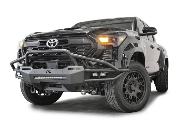 Fab Fours Bumpers & Off-Road Armor | 1350 Offroad - Fab Fours Vengeance Winch Front Bumper, with Pre-Runner Guard, Bare - TB24-02-B - Image 1