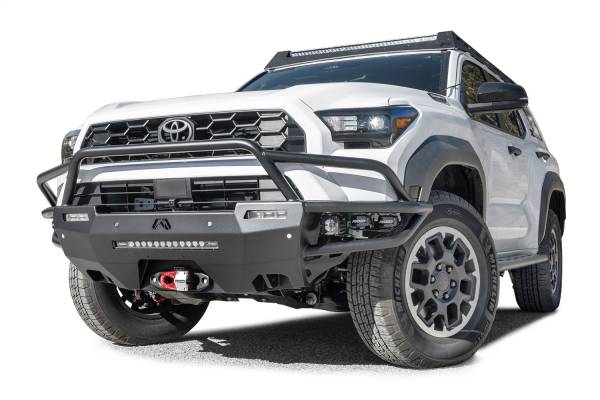 Fab Fours Bumpers & Off-Road Armor | 1350 Offroad - Fab Fours Vengeance Front Sensor Winch Bumper, with Pre-Runner Guard, Bare Steel, 115 lbs. Weight - TB68-02-B - Image 1