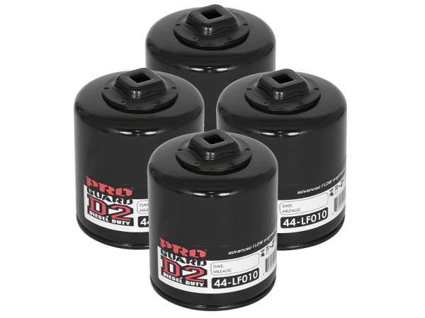 aFe Power Performance Parts & Installation | 1350 Offroad - aFe Pro GUARD D2 Oil Filter (4 Pack) - 44-LF010-MB - Image 1