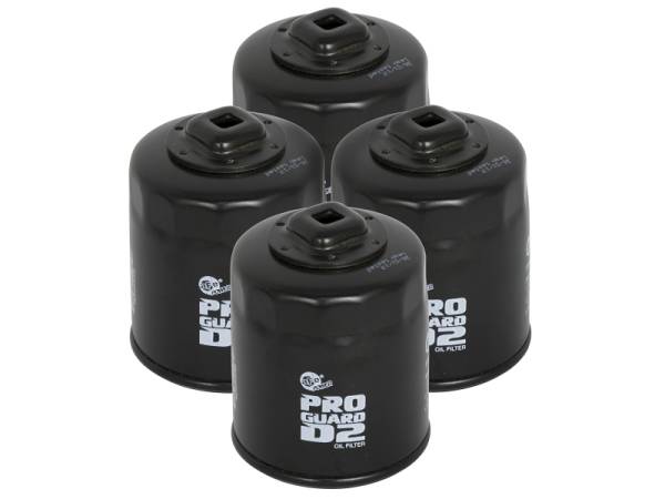aFe Power Performance Parts & Installation | 1350 Offroad - aFe Pro GUARD D2 Oil Filter (4 Pack) - 44-LF014-MB - Image 1