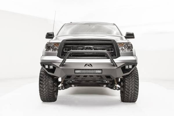 Fab Fours Bumpers & Off-Road Armor | 1350 Offroad - Fab Fours Vengeance Front Bumper, Black Powder Coat, with Pre Runner Guard - TT07-D4452-1 - Image 1