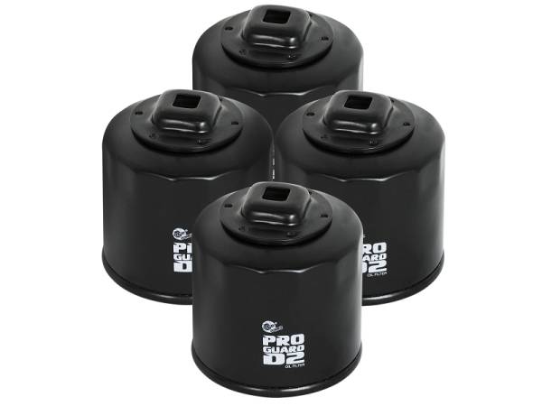 aFe Power Performance Parts & Installation | 1350 Offroad - aFe Pro GUARD D2 Oil Filter (4 Pack) - 44-LF017-MB - Image 1