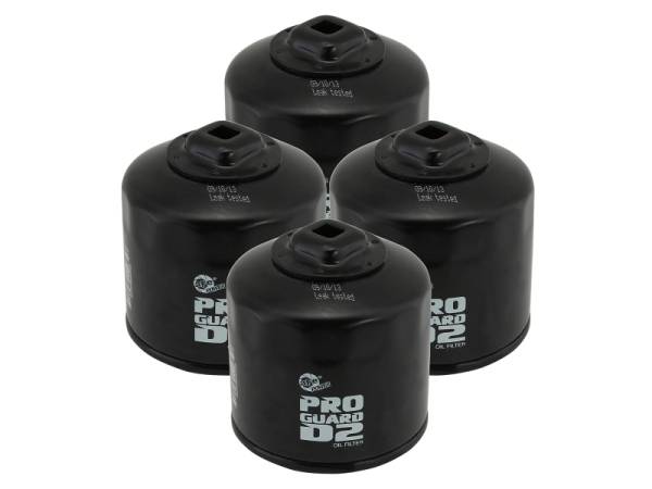aFe Power Performance Parts & Installation | 1350 Offroad - aFe Pro GUARD D2 Oil Filter (4 Pack) - 44-LF018-MB - Image 1