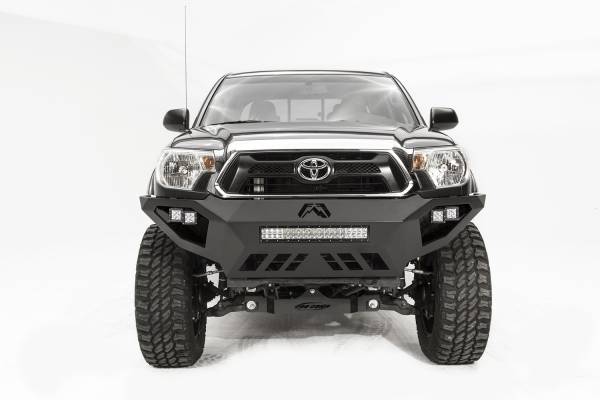 Fab Fours Bumpers & Off-Road Armor | 1350 Offroad - Fab Fours Vengeance Front Bumper, Black Powder Coat, No Guard - TT12-D1651-1 - Image 1