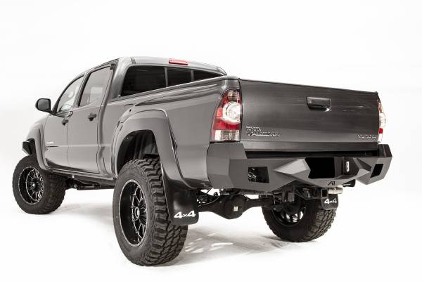 Fab Fours Bumpers & Off-Road Armor | 1350 Offroad - Fab Fours Vengeance Rear Bumper, Black Powder Coat - TT12-E1651-1 - Image 1