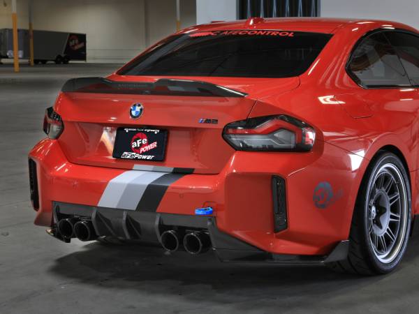 aFe Power Performance Parts & Installation | 1350 Offroad - aFe CONTROL Front/Rear Tow Hook Blue BMW M2 G87 - 450-502004-L - Image 1