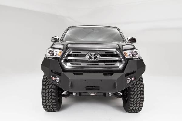 Fab Fours Bumpers & Off-Road Armor | 1350 Offroad - Fab Fours Premium Winch Front Bumper, Black Powder Coat, without Grill Guard - TT16-B3651-1 - Image 1
