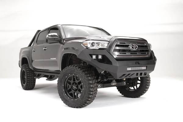 Fab Fours Bumpers & Off-Road Armor | 1350 Offroad - Fab Fours Vengeance Front Bumper, Black Powder Coat, No Guard - TT16-D3651-1 - Image 1