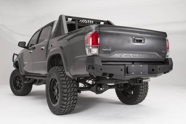 Fab Fours Bumpers & Off-Road Armor | 1350 Offroad - Fab Fours Premium Rear Bumper, Black Powder Coat - TT16-W3651-1 - Image 1