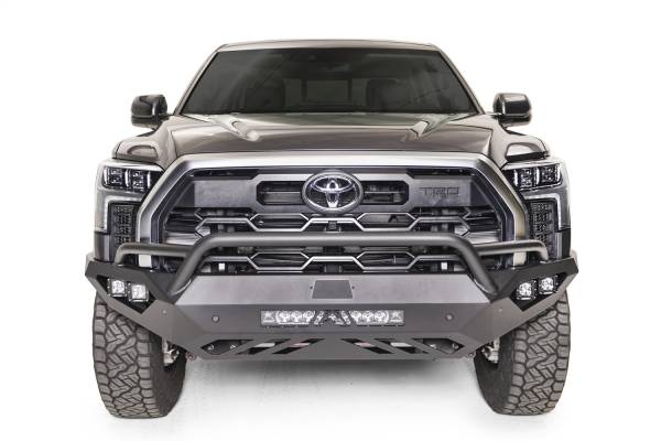 Fab Fours Bumpers & Off-Road Armor | 1350 Offroad - Fab Fours Vengeance Front Bumper, Black Powder Coat, with Pre-Runner Guard - TT22-D5452-1 - Image 1