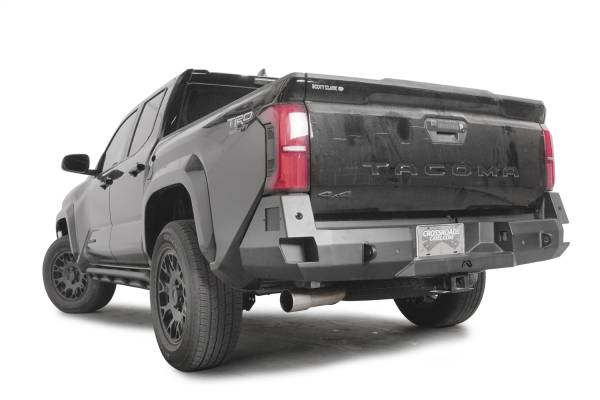 Fab Fours Bumpers & Off-Road Armor | 1350 Offroad - Fab Fours Premium Rear Sensor Bumper, 3/4-in D-Ring Recovery Points, Bare - TT24-W6351-B - Image 1