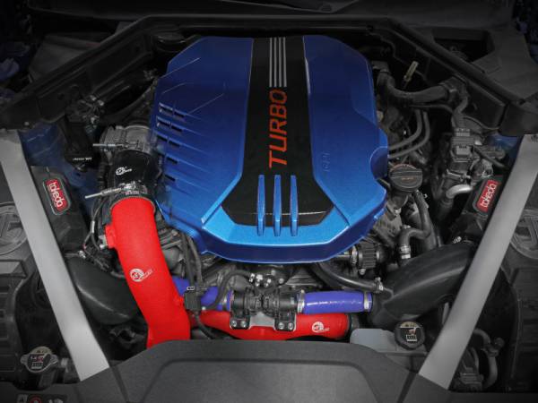 aFe Power Performance Parts & Installation | 1350 Offroad - aFe BladeRunner 3-in Aluminum Cold Charge Pipe Red Kia Stinger 18-23 V6-3.3L (tt) - 46-20509-R - Image 1