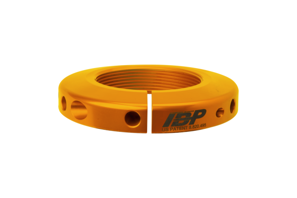 King Shocks & Off-Road Suspension | 1350 Offroad - King Shocks Coil Adjusting Nut, 3.0 PR, Gold Anodized, IBP Logo, 3.750 SPR - 33008-002 - Image 1