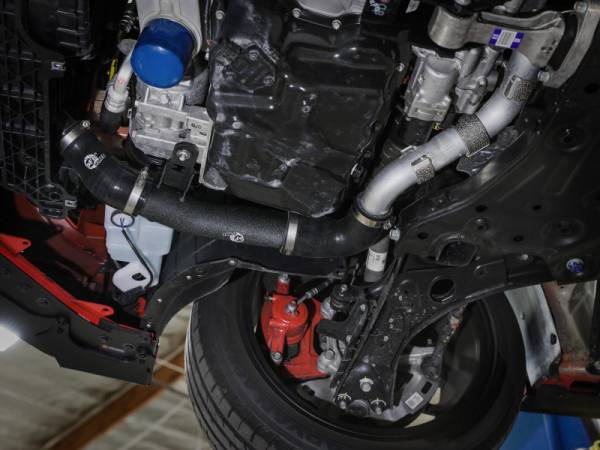 aFe Power Performance Parts & Installation | 1350 Offroad - aFe BladeRunner 2-1/2-in Aluminum Hot Charge Pipe Black Hyundai Veloster N 19-22 L4-2.0L (t) - 46-20646-B - Image 1