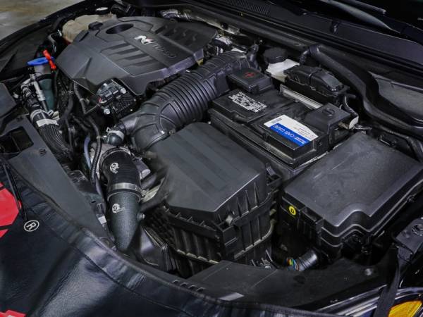 aFe Power Performance Parts & Installation | 1350 Offroad - aFe BladeRunner 2-3/4-in Aluminum Cold Charge Pipe Black Hyundai Veloster N 19-22 L4-2.0L (t) - 46-20649-B - Image 1