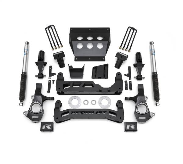 ReadyLIFT Suspension & Leveling Kits | 1350 Offroad - ReadyLIFT Big Lift Kit with Shocks 7-in Front Lift with Bilstein Shocks Cast Steel - 44-3471 - Image 1