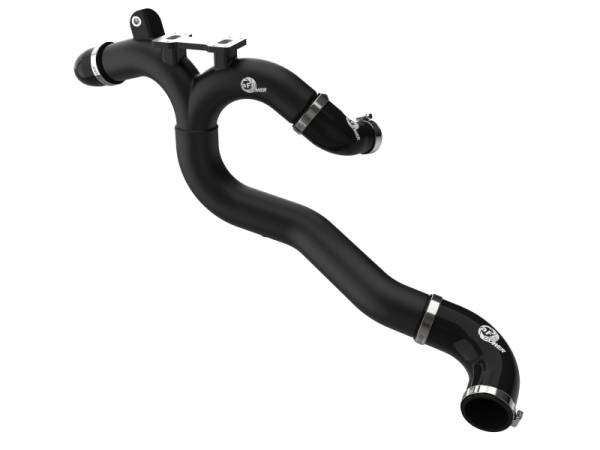 aFe Power Performance Parts & Installation | 1350 Offroad - aFe BladeRunner 2-1/2-in to 3-in Aluminum Hot-Side Charge Pipe Black Genesis G70 19-26 V6-3.3L (tt) - 46-20808-B - Image 1