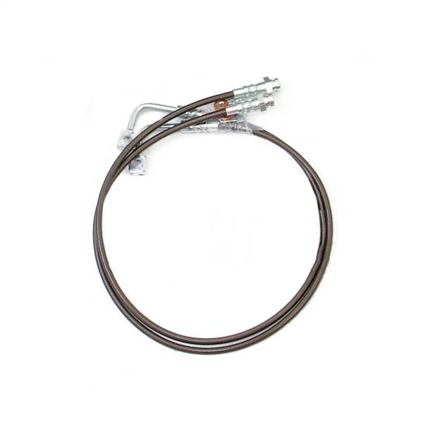 ReadyLIFT Suspension & Leveling Kits | 1350 Offroad - ReadyLIFT Brake Line Rear Braided Stainless Steel - 47-6430 - Image 1