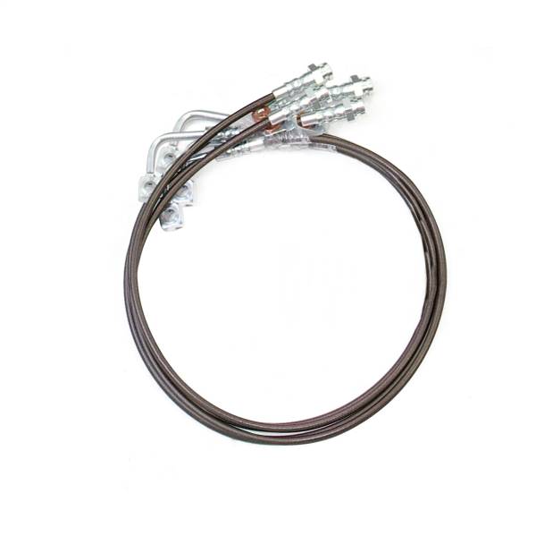 ReadyLIFT Suspension & Leveling Kits | 1350 Offroad - ReadyLIFT Brake Line Front & Rear Braided Stainless Steel 6-in Length - 47-6445 - Image 1