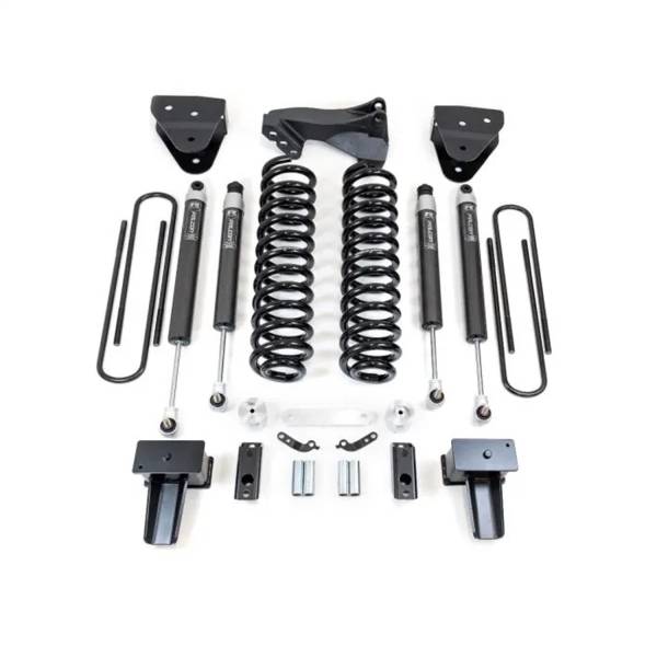 ReadyLIFT Suspension & Leveling Kits | 1350 Offroad - ReadyLIFT Coil Spring Lift Kit 4-in Lift with Falcon 1.1 Monotube Front/Rear Shocks with Track Bar Bracket - 49-27420 - Image 1