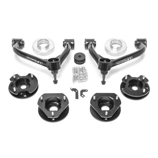ReadyLIFT Suspension & Leveling Kits | 1350 Offroad - ReadyLIFT SST Lift Kit 3-in Front Strut Spacer 3-in Rear Strut Preloader Spacer Tube A-Arm with Factory Suspension - 69-31300 - Image 1