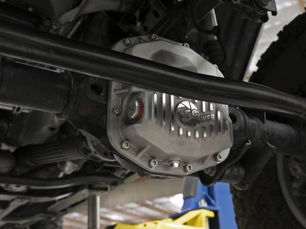 aFe Power Performance Parts & Installation | 1350 Offroad - aFe Street Series Front Differential Cover Raw Finish with Machined Fins - 46-71030A - Image 1