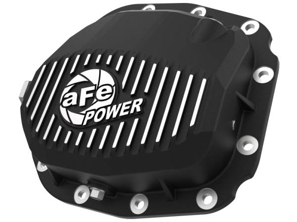aFe Power Performance Parts & Installation | 1350 Offroad - aFe Pro Series Rear Differential Cover Black with Machined Fins Ford F-150 15-23 (Super 8.8-12) - 46-71180B - Image 1