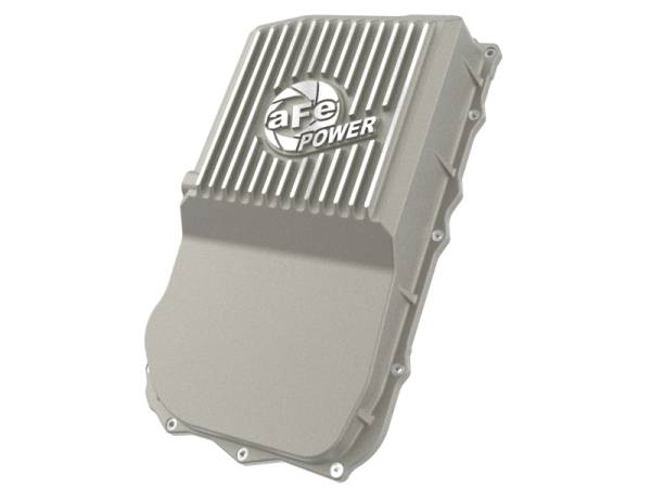 aFe Power Performance Parts & Installation | 1350 Offroad - aFe Street Series Transmission Pan Raw with Machined Fins - 46-71300A - Image 1