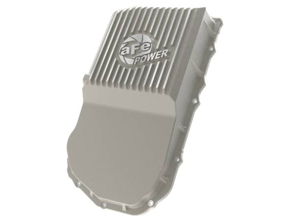 aFe Power Performance Parts & Installation | 1350 Offroad - aFe Street Series Transmission Pan Raw with Machined Fins - 46-71310A - Image 1