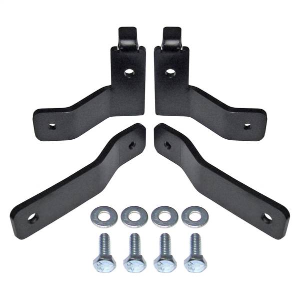 RockJock 4x4 Jeep Suspension & Steering | 1350 Offroad - RockJock Brake Line Relocation Bracket Kit - CE-9807BLBK - Image 1