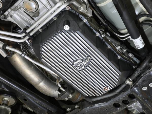 aFe Power Performance Parts & Installation | 1350 Offroad - aFe Pro Series Transmission Pan Black with Machined Fins - 46-71380B - Image 1