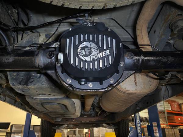 aFe Power Performance Parts & Installation | 1350 Offroad - aFe Pro Series Rear Differential Cover Black with Machined Fins Ford F-150 90-14 (Ford 8.8)" - 46-71410B - Image 1