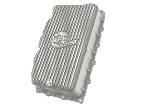 aFe Power Performance Parts & Installation | 1350 Offroad - aFe Street Series Transmission Pan Raw with Machined Fins - 46-71420A - Image 1