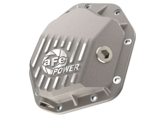 aFe Power Performance Parts & Installation | 1350 Offroad - aFe Street Series Front Differential Cover Raw with Machined Fins GM Trucks/SUVs 19-26 (AAM 8.0 IFS) - 46-71430A - Image 1