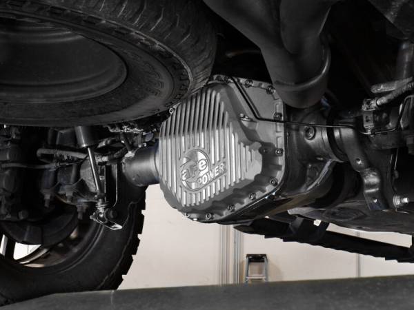 aFe Power Performance Parts & Installation | 1350 Offroad - aFe Street Series Rear Differential Cover Raw with Machined Fins - 46-71490A - Image 1