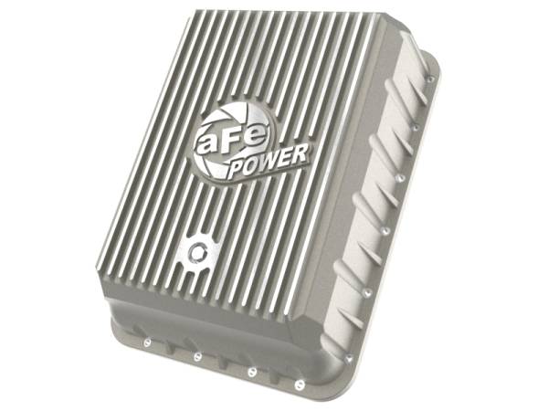 aFe Power Performance Parts & Installation | 1350 Offroad - aFe Street Series Transmission Pan Raw with Machined Fins - 46-71500A - Image 1