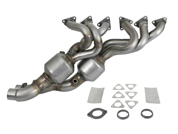 aFe Power Performance Parts & Installation | 1350 Offroad - aFe Direct Fit 409 Stainless Steel Catalytic Converter BMW M3 (E46) 01-06 L6-3.2L S54 - 47-46304 - Image 1