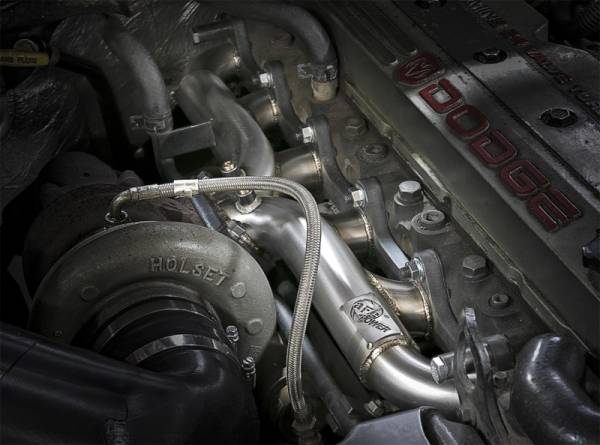 aFe Power Performance Parts & Installation | 1350 Offroad - aFe Twisted Steel Header Turbo Manifold (T3) Dodge Diesel Trucks 98.5-02 L6-5.9L (td) - 48-32020 - Image 1