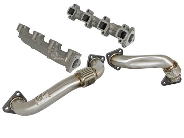 aFe Power Performance Parts & Installation | 1350 Offroad - aFe Twisted Steel 304 Stainless Steel Performance Package GM Diesel Trucks 01-04 V8-6.6L (td) LB7 - 48-34009-PK - Image 1
