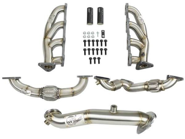 aFe Power Performance Parts & Installation | 1350 Offroad - aFe Twisted Steel 304 Stainless Steel Performance Package GM Diesel Trucks 15-16 V8-6.6L (td) LML - 48-34137 - Image 1