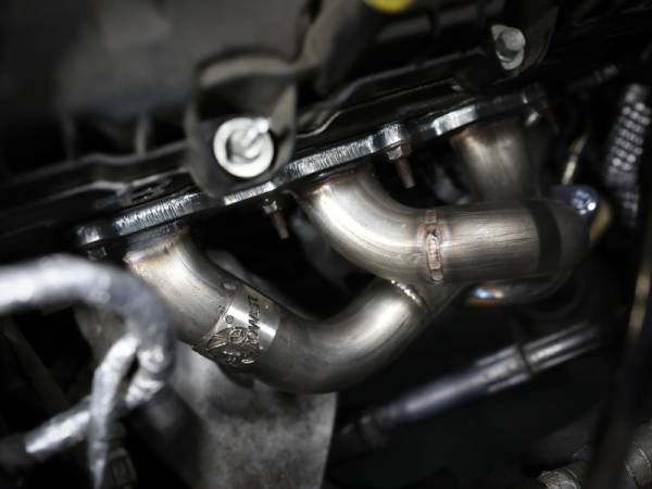 aFe Power Performance Parts & Installation | 1350 Offroad - aFe Twisted Steel 409 Stainless Steel Short Tube Header Ford Mustang 11-17 V6-3.7L - 48-43031 - Image 1