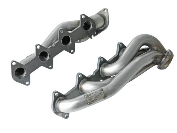aFe Power Performance Parts & Installation | 1350 Offroad - aFe Twisted Steel 409 Stainless Steel Short Tube Header Ford F-150 04-10 V8-5.4L - 48-43032 - Image 1