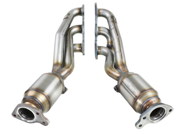 aFe Power Performance Parts & Installation | 1350 Offroad - aFe Twisted Steel Header 409 Stainless Steel with Cat Toyota Tacoma 05-11 V6-4.0L - 48-46001-1HC - Image 1