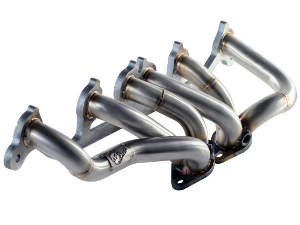 aFe Power Performance Parts & Installation | 1350 Offroad - aFe Twisted Steel 409 Stainless Steel Short Tube Header Jeep Wrangler (TJ) 00-06 L6-4.0L - 48-46202 - Image 1