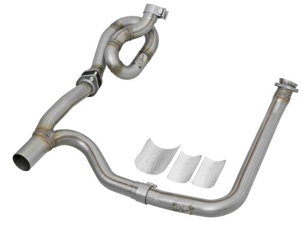 aFe Power Performance Parts & Installation | 1350 Offroad - aFe Twisted Steel 409 Stainless Steel Loop-Relocation & Y-Pipe Performance Package - 48-46207-PK - Image 1