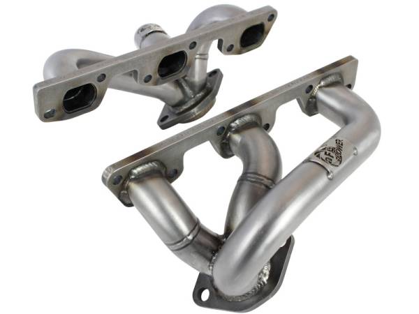 aFe Power Performance Parts & Installation | 1350 Offroad - aFe Twisted Steel 409 Stainless Steel Short Tube Header Jeep Wrangler (JK) 07-11 V6-3.8L - 48-48023 - Image 1