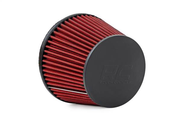 Rough Country Lift Kits & Suspension | 1350 Offroad - Rough Country Cold Air Intake, Red, Cotton Gauze, 5-5/8-in Height, 5-3/4-in Flange Inner Dia - 10547F - Image 1